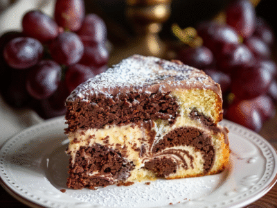 Cake marbré chocolat-vanille : Recette facile et savoureuse