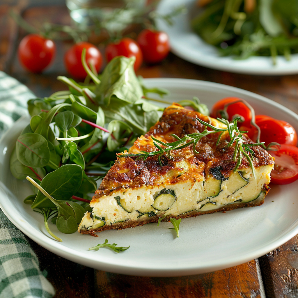 Cake salé courgette‑chèvre