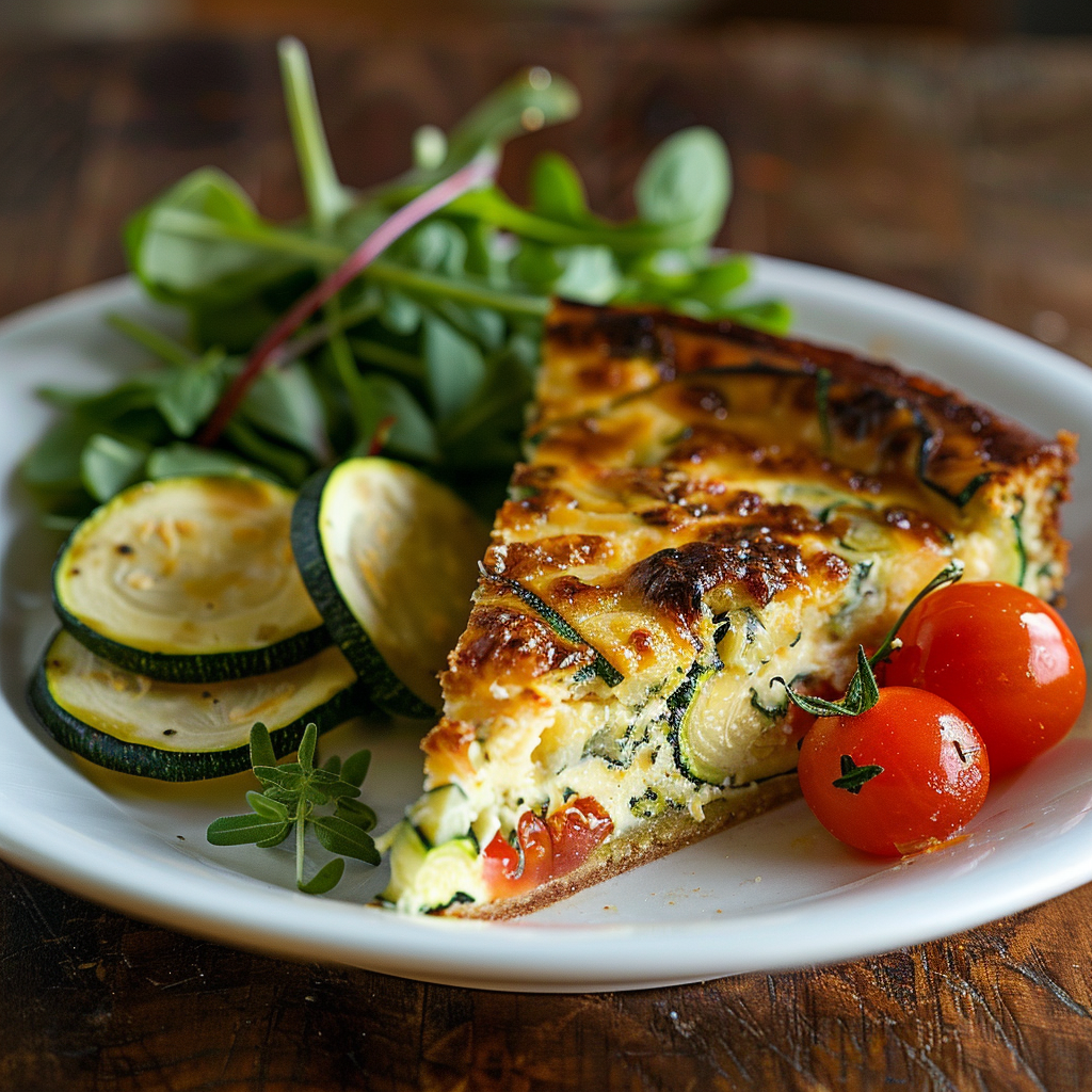 Cake salé courgette‑chèvre