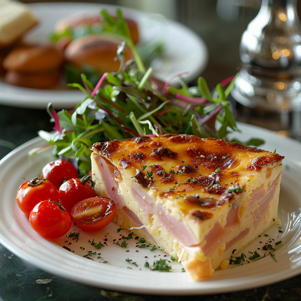 Cake salé jambon‑emmental