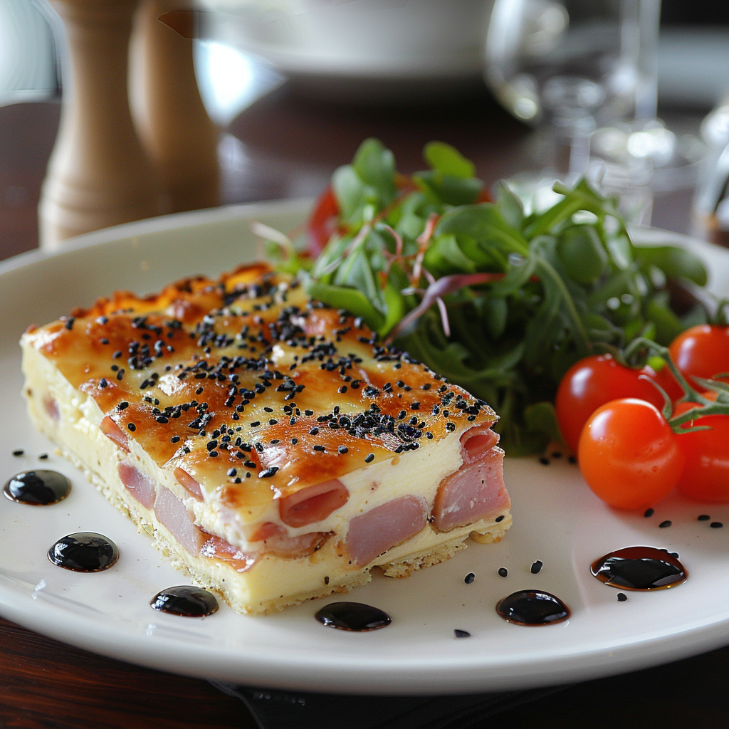 Cake salé jambon‑emmental