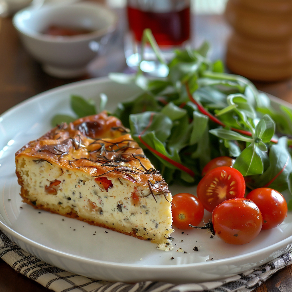 Cake salé olives‑feta