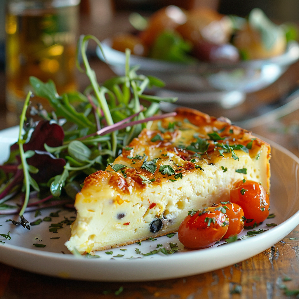 Cake salé olives‑feta