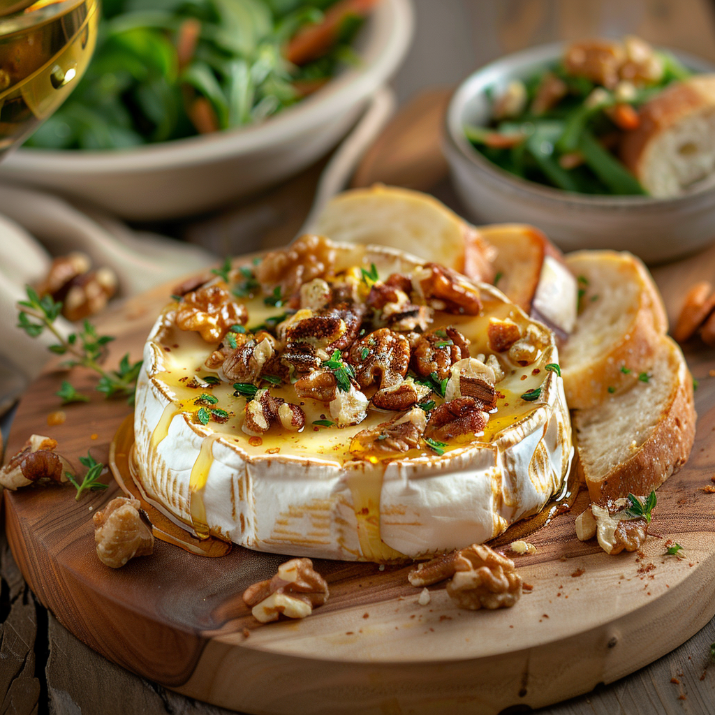 Camembert au four au miel et noix : Recette facile et savoureuse 5 Camembert au four au miel et noix