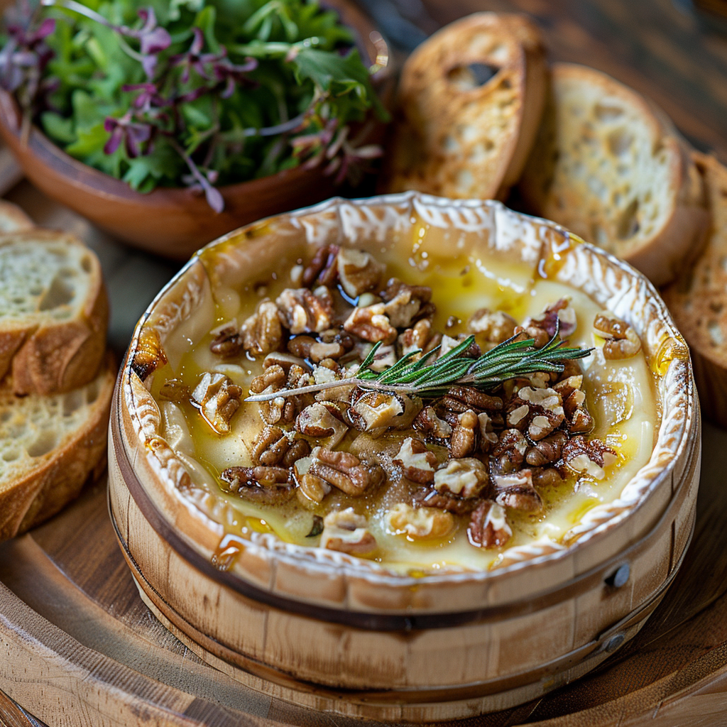 Camembert au four au miel et noix : Recette facile et savoureuse 3 Camembert au four au miel et noix