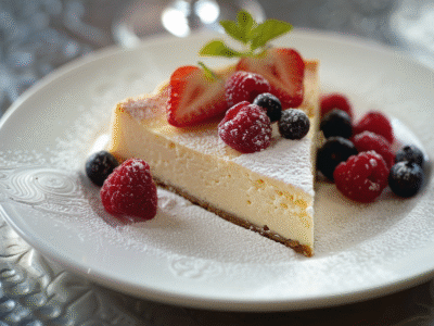 Cheesecake au fromage frais : Recette facile et savoureuse