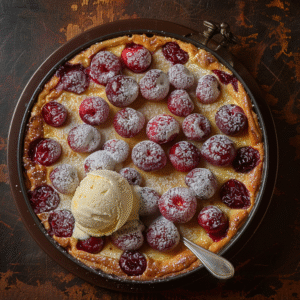 Clafoutis aux cerises de saison : Recette facile et savoureuse