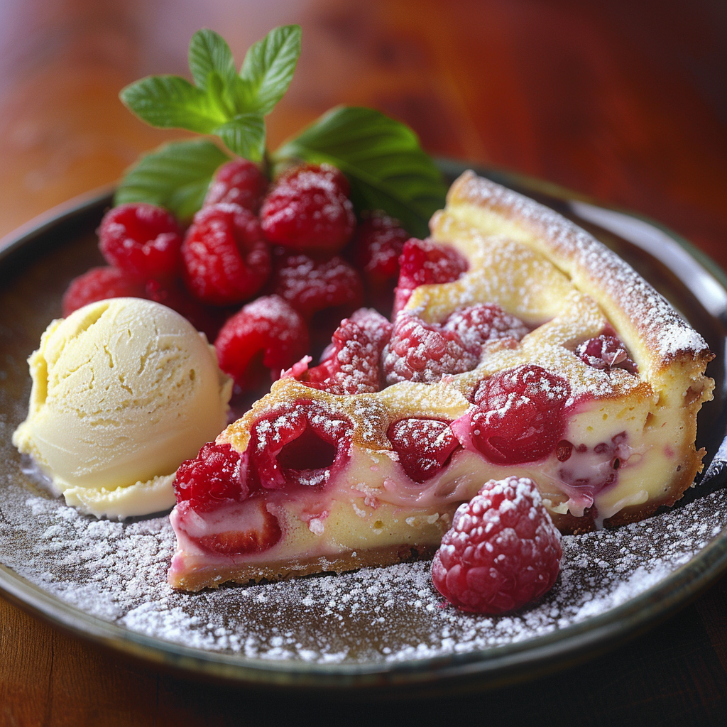 Clafoutis framboises-chocolat blanc : Recette facile et savoureuse 2 Clafoutis framboises‑chocolat blanc