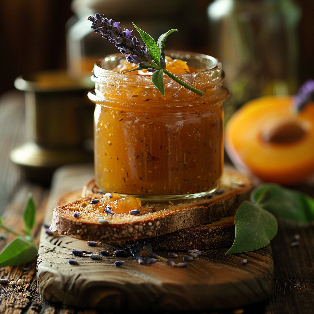 Confiture d’abricots à la lavande : Recette facile et savoureuse 3 Confiture d’abricots à la lavande