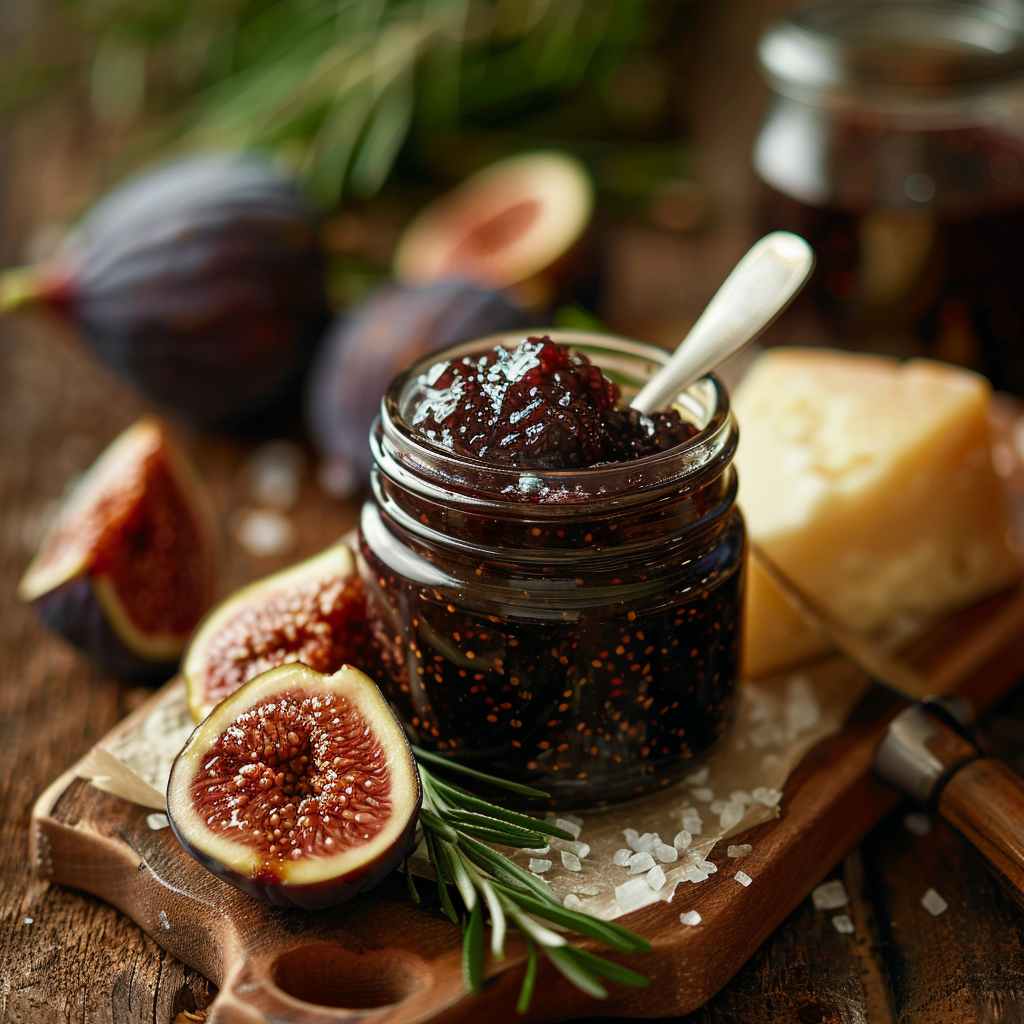 Confiture de figues au vin rouge