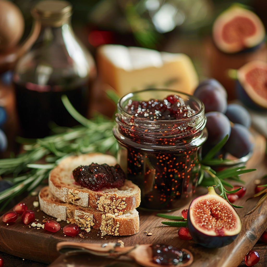 Confiture de figues au vin rouge