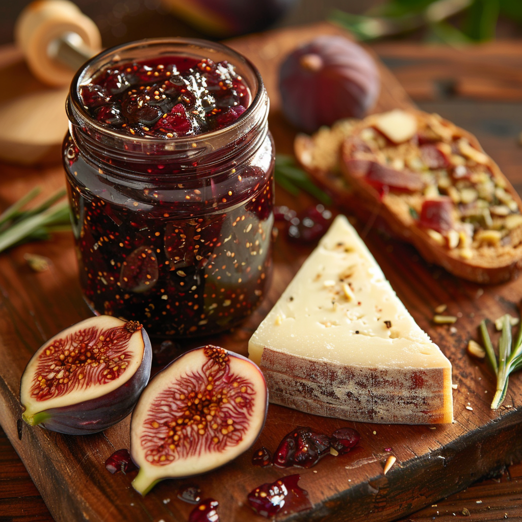 Confiture de figues au vin rouge