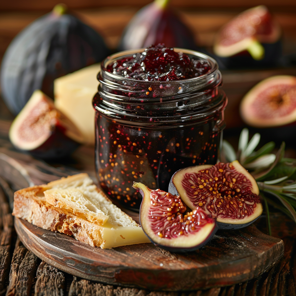 Confiture de figues au vin rouge