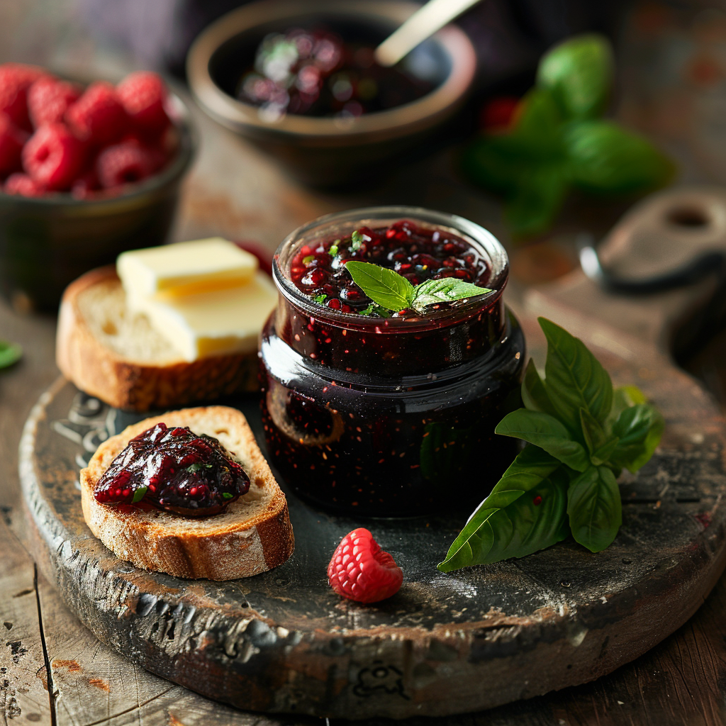 Confiture de framboises au basilic : Recette facile et savoureuse 3 Confiture de framboises au basilic