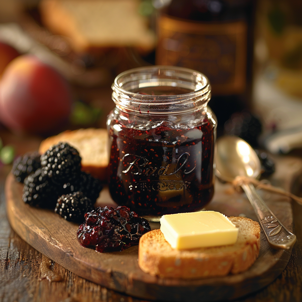 Confiture de mûres sauvages