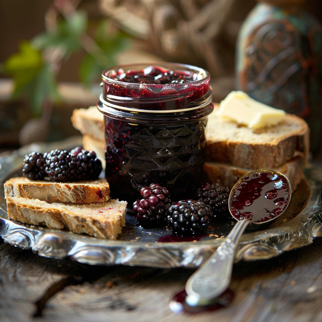 Confiture de mûres sauvages