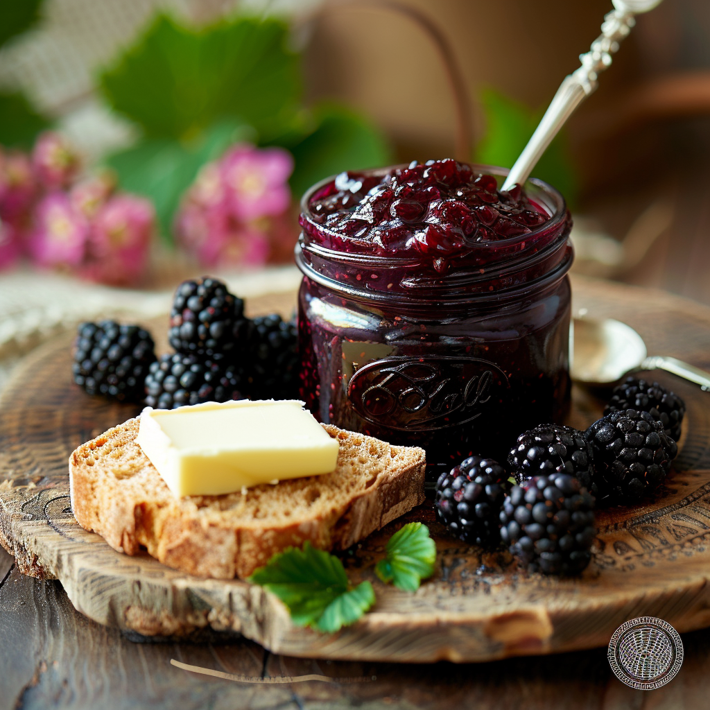 Confiture de mûres sauvages