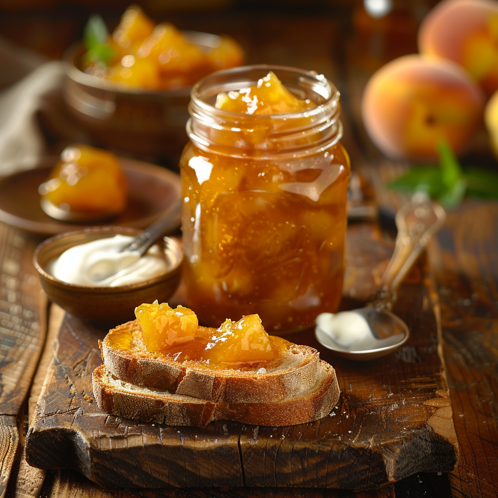 Confiture de pêches de vigne : Recette facile et savoureuse 3 Confiture de pêches de vigne