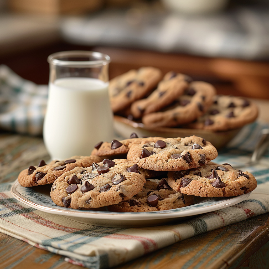 Cookies américains aux pépites de chocolat : Recette facile et savoureuse 5 Cookies américains aux pépites de chocolat