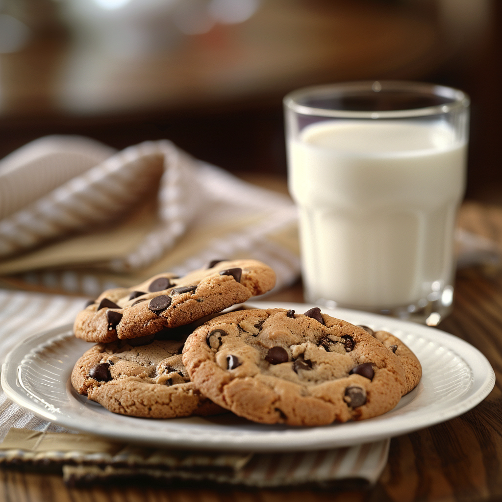 Cookies américains aux pépites de chocolat : Recette facile et savoureuse 2 Cookies américains aux pépites de chocolat