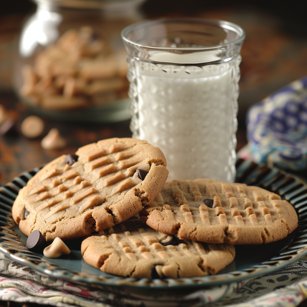 Cookies au beurre de cacahuète : Recette facile et savoureuse 4 Cookies au beurre de cacahuète