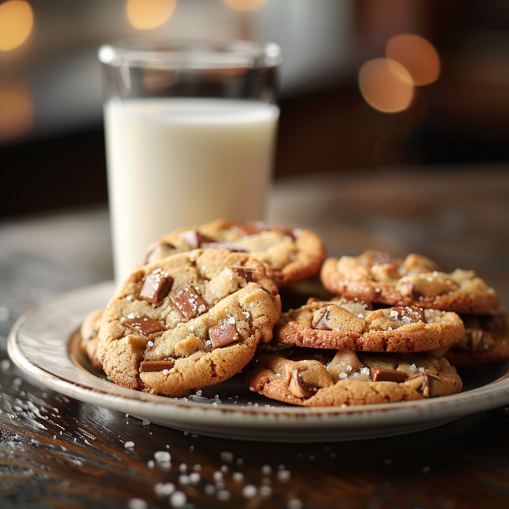 Cookies aux éclats de caramel : Recette facile et savoureuse 2 Cookies aux éclats de caramel