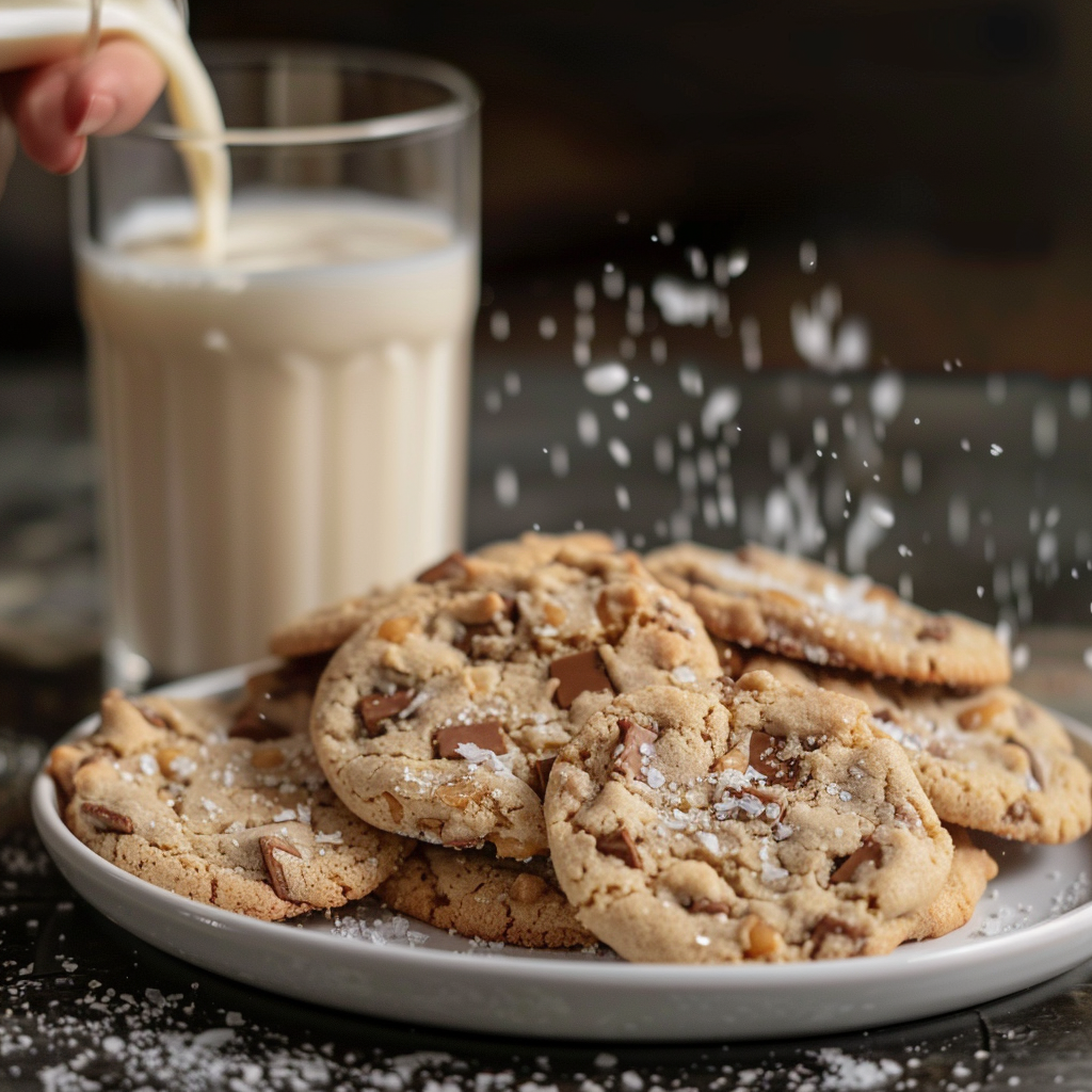 Cookies aux éclats de caramel : Recette facile et savoureuse 4 Cookies aux éclats de caramel