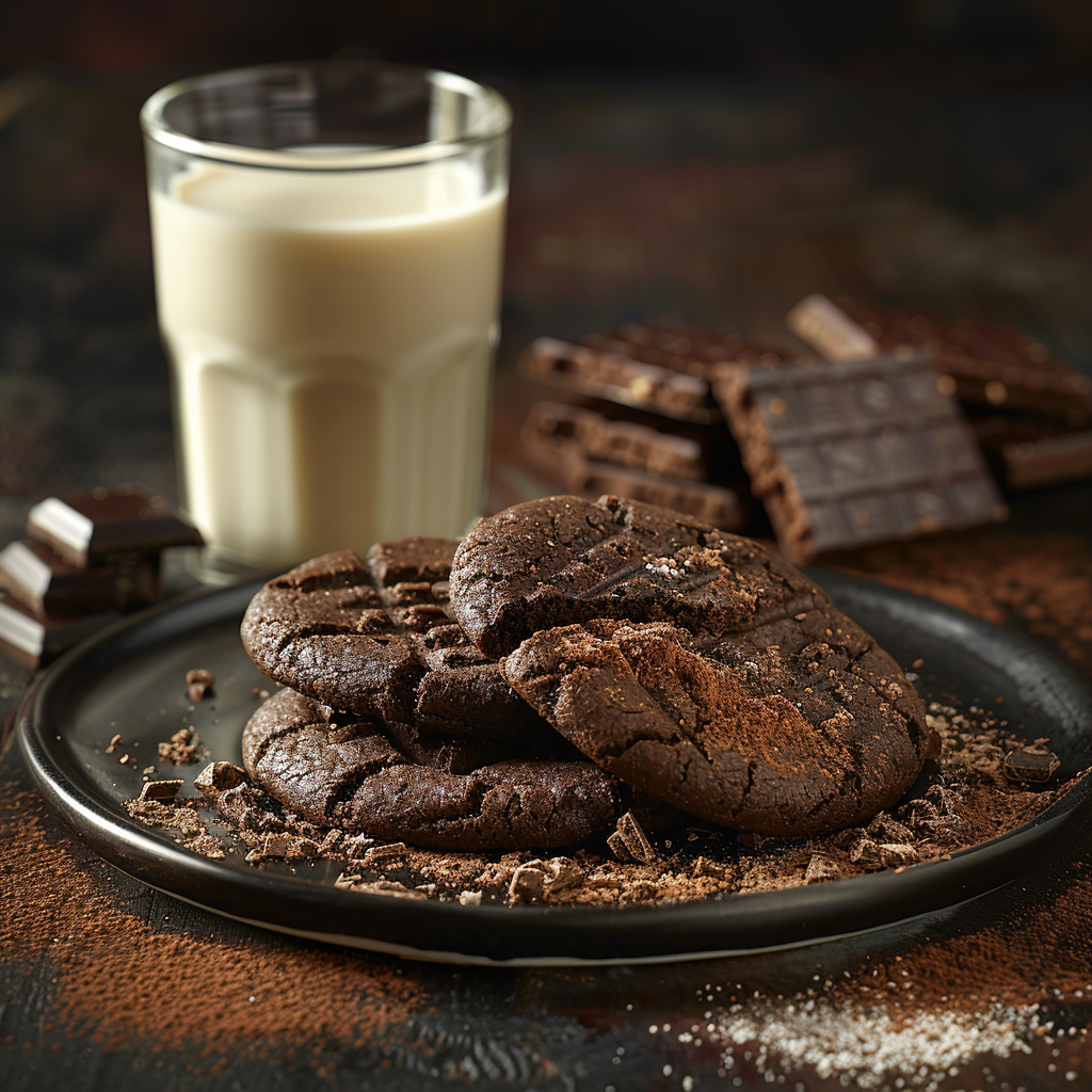 Cookies double chocolat blanc-noir : La recette facile et savoureuse ! 3 Cookies double chocolat blanc‑noir