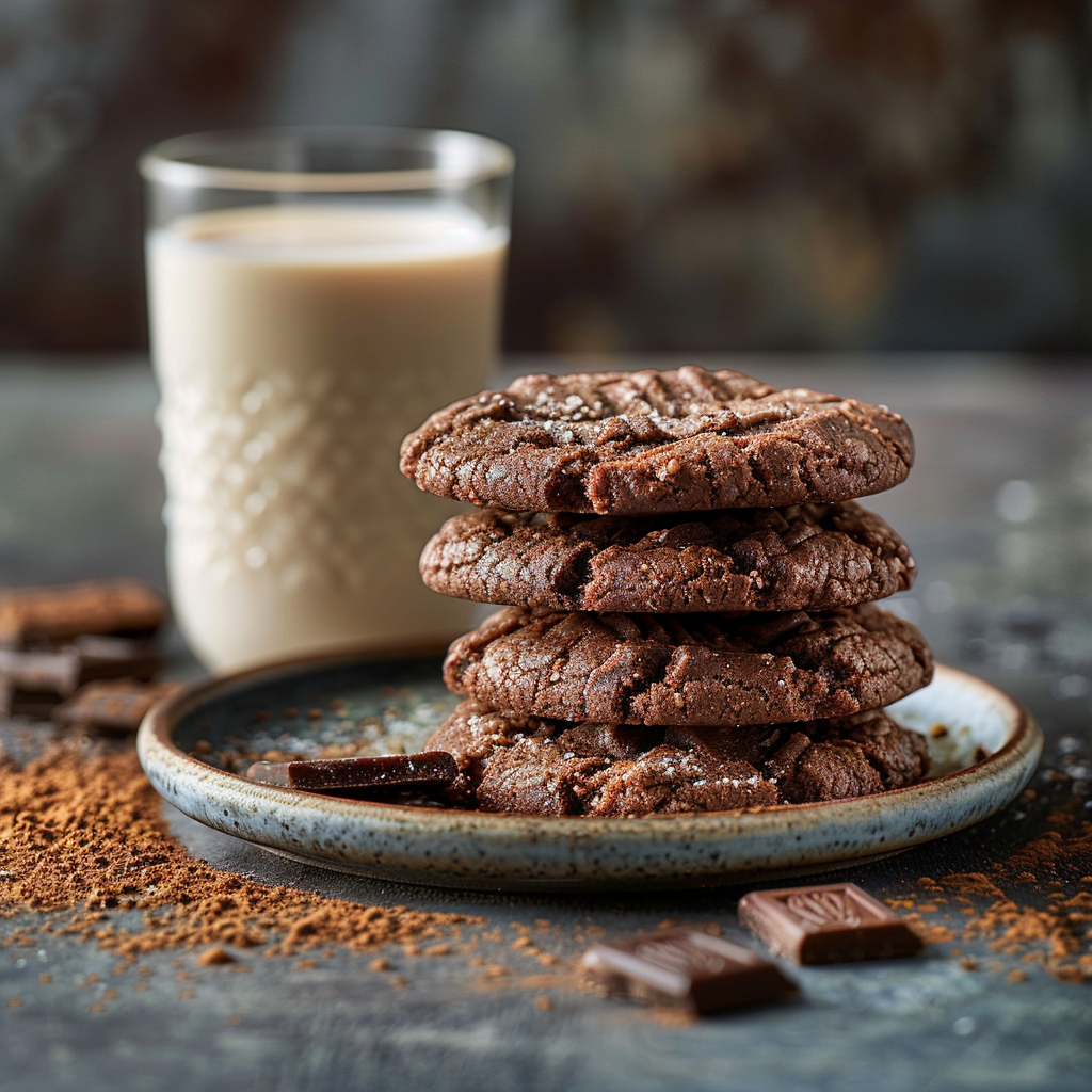 Cookies double chocolat blanc-noir : La recette facile et savoureuse ! 4 Cookies double chocolat blanc‑noir