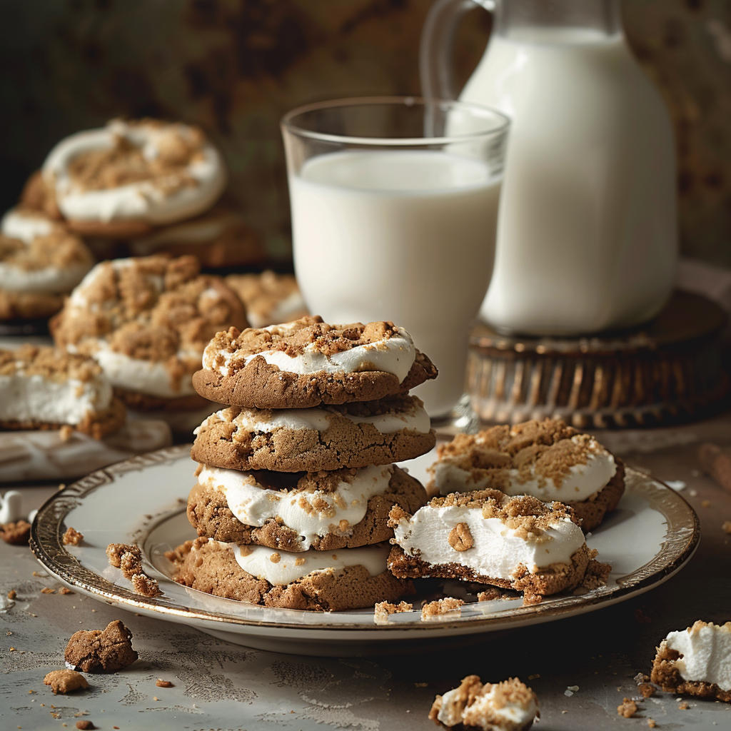 Cookies fourrés marshmallow