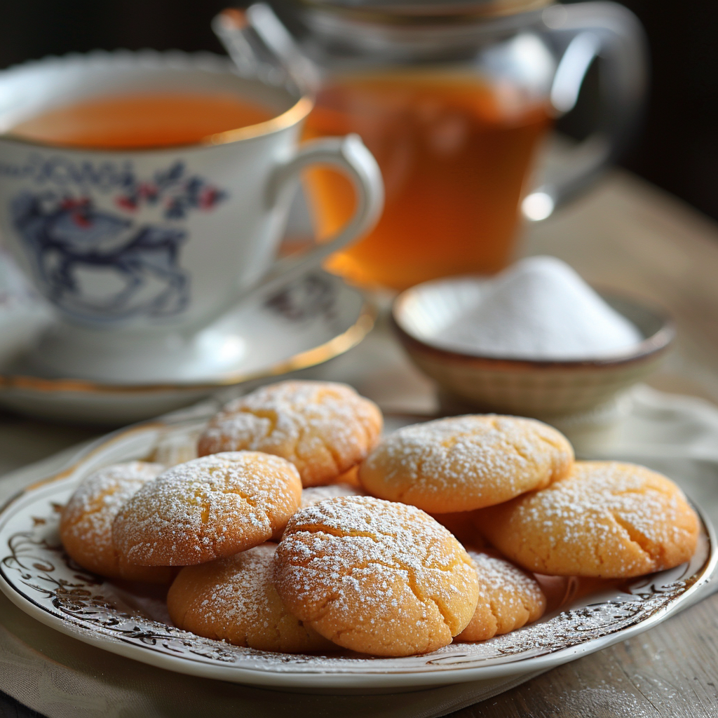 Cookies sablés orange‑cardamome