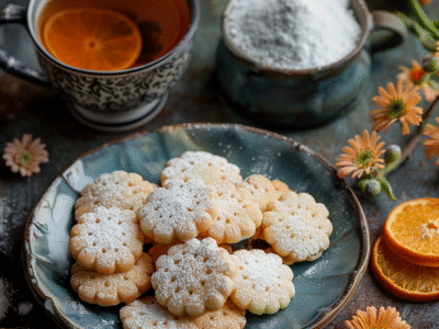 Cookies sablés orange-cardamome : Recette facile et savoureuse