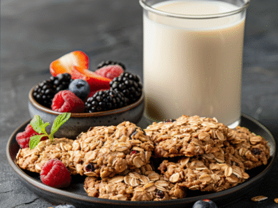 Cookies vegan à l’avoine : Recette facile et savoureuse