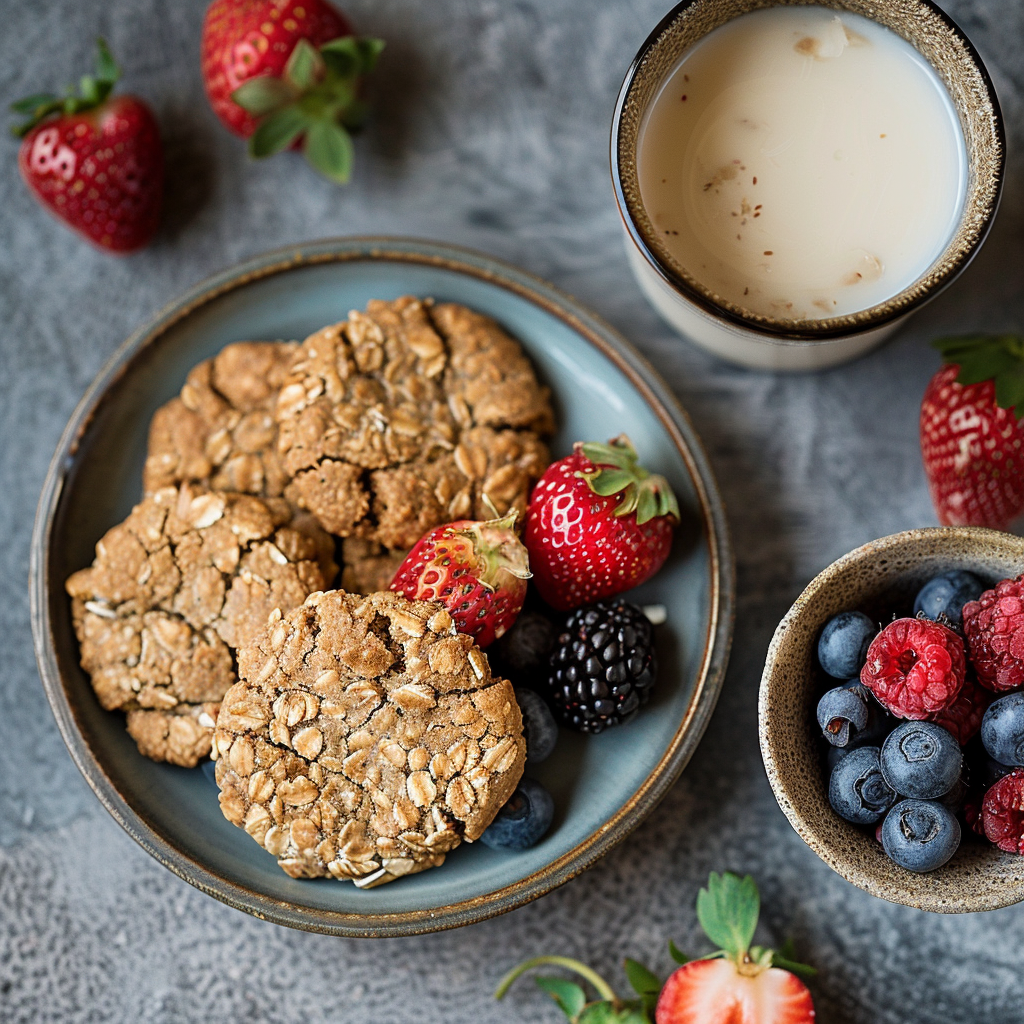 Cookies vegan à l’avoine : Recette facile et savoureuse 3 Cookies vegan à l’avoine