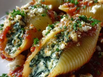 Coquilles Épinards Ricotta : Recette Savoureuse et Facile à Préparer