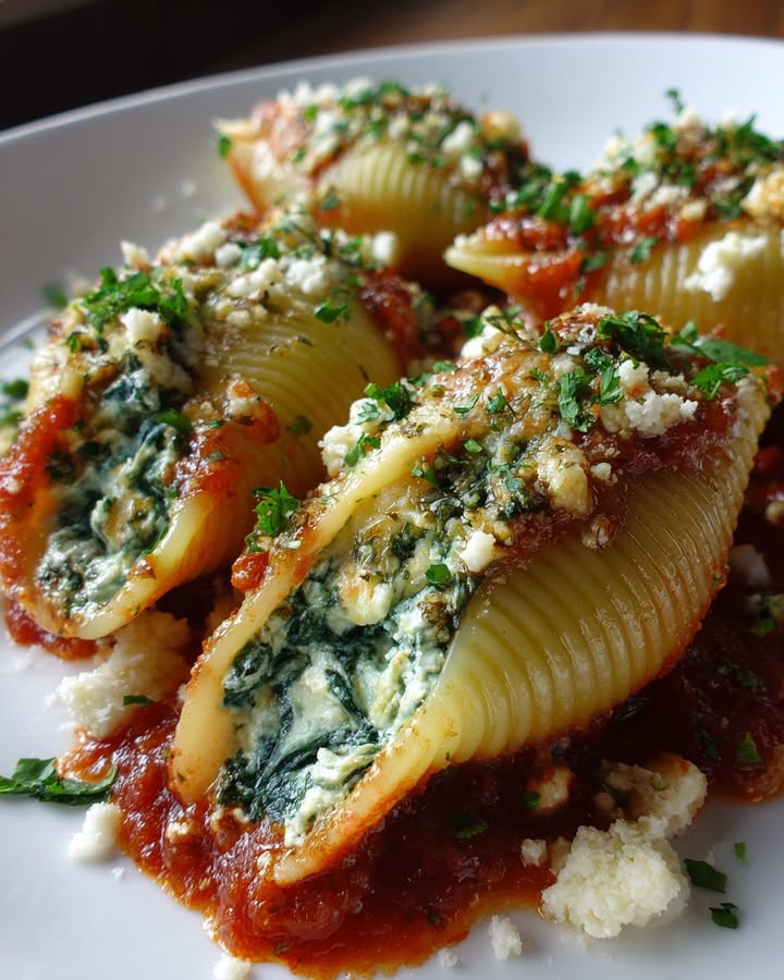 Coquilles Épinards Ricotta