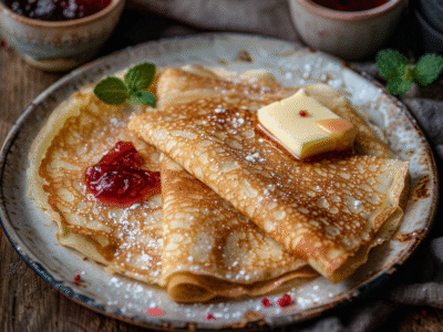 Crêpes à la farine de châtaigne : Recette facile et savoureuse