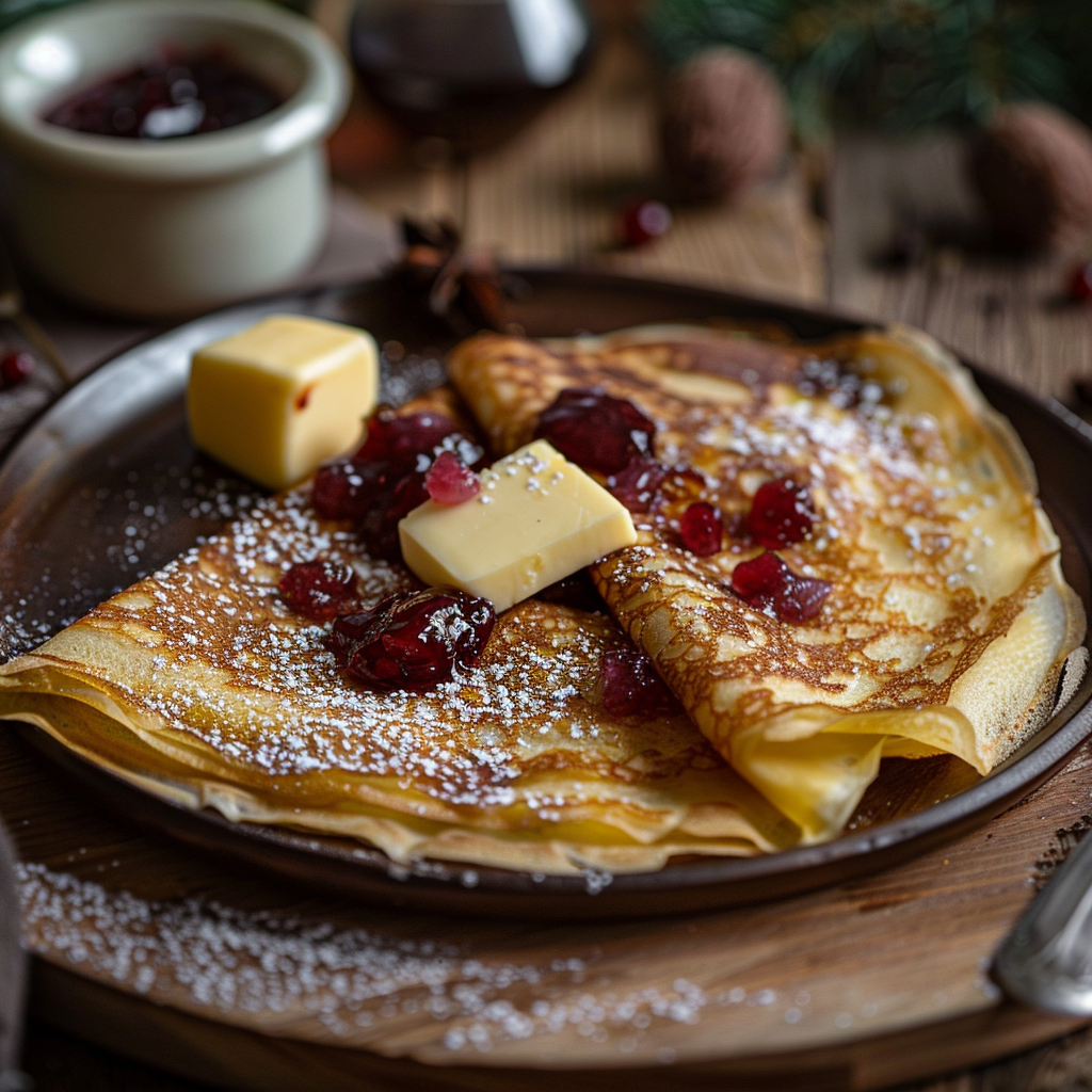 Crêpes à la farine de châtaigne