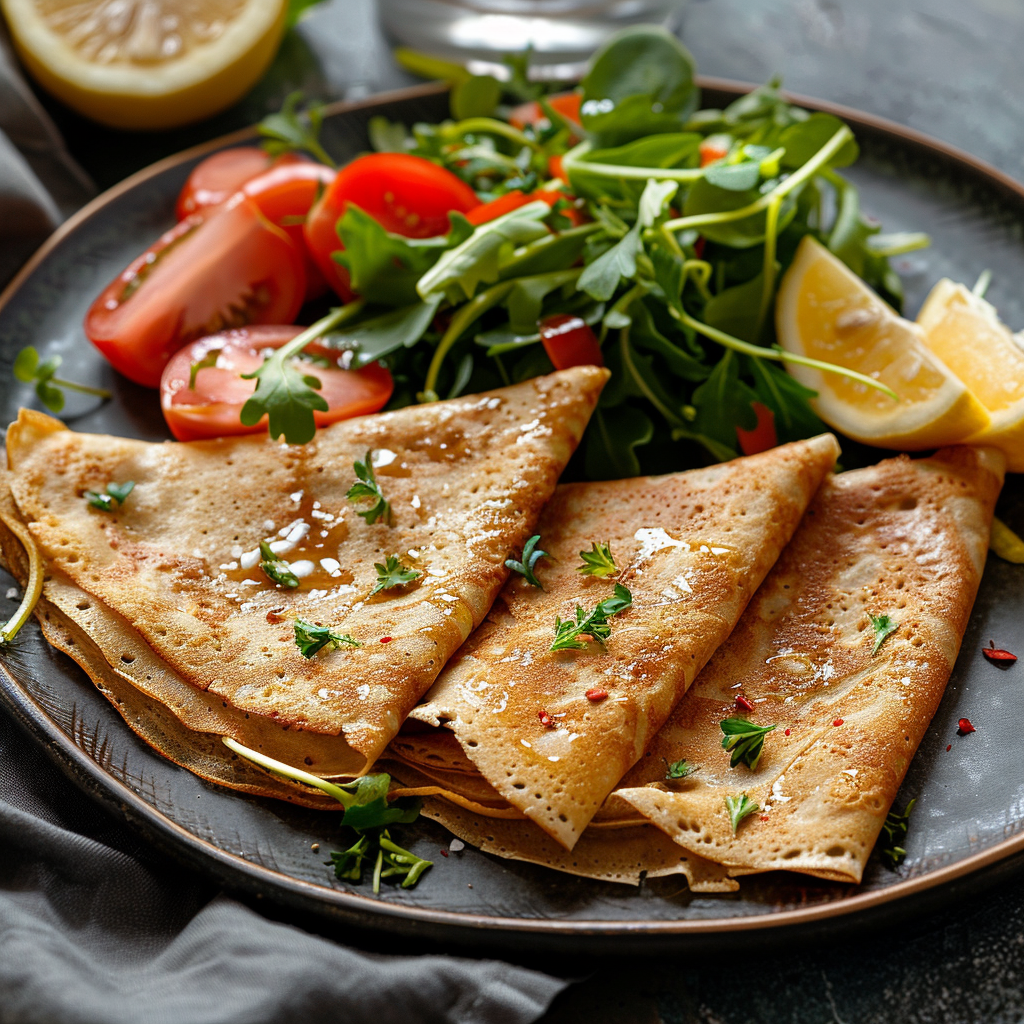 Crêpes sans gluten au sarrasin