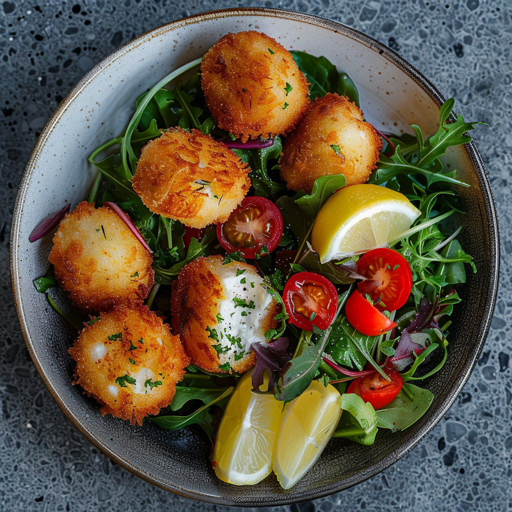 Croquettes de mozzarella panée : Recette facile et savoureuse 5 Croquettes de mozzarella panée