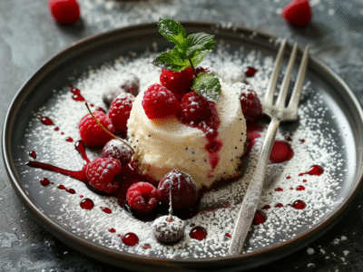 Entremet vanille-fruits rouges : Recette facile et savoureuse