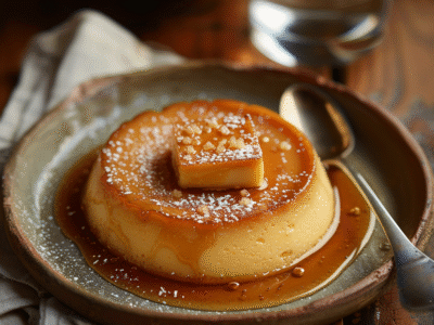 Flan caramel au beurre salé : Recette facile et savoureuse