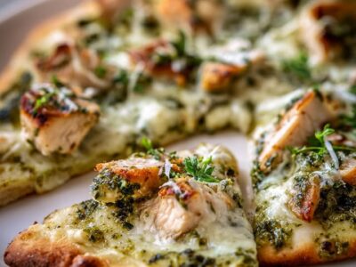 Flatbread Poulet Pesto : Recette Savoureuse et Rapide