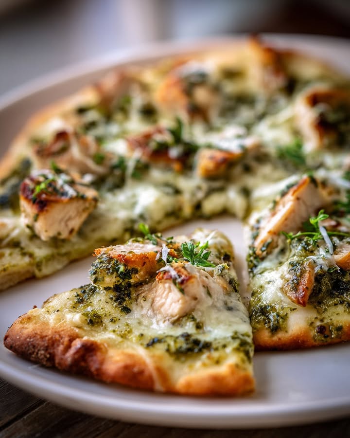 Flatbread Poulet Pesto