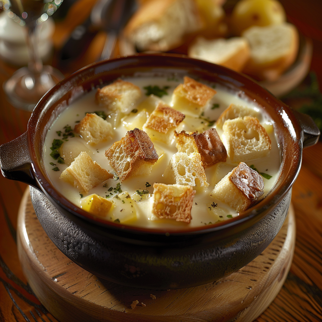 Fondue savoyarde traditionnelle : La recette authentique et savoureuse 4 Fondue savoyarde traditionnelle