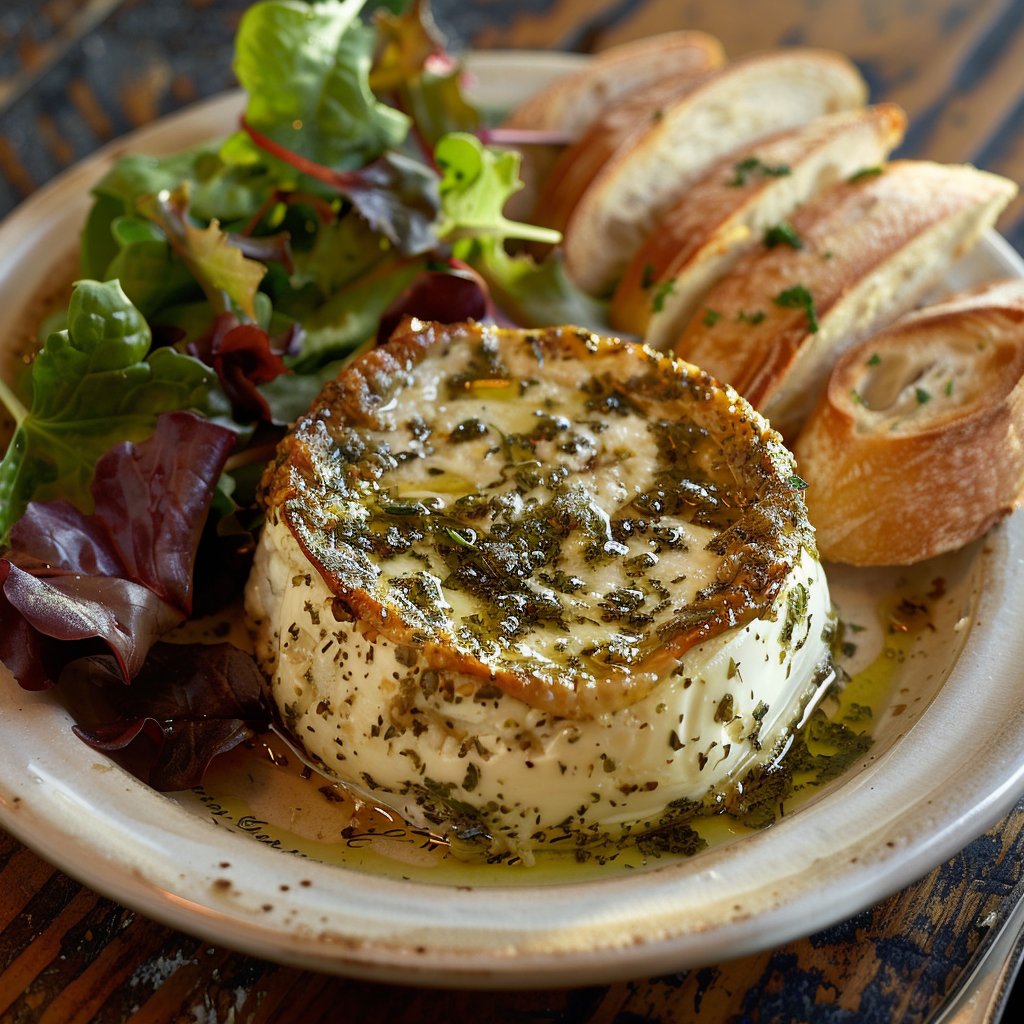 Fromage de chèvre en croûte d’herbes : Recette facile et savoureuse 5 Fromage de chèvre en croûte d’herbes