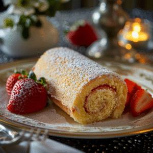 Gâteau roulé à la vanille : Recette facile et savoureuse