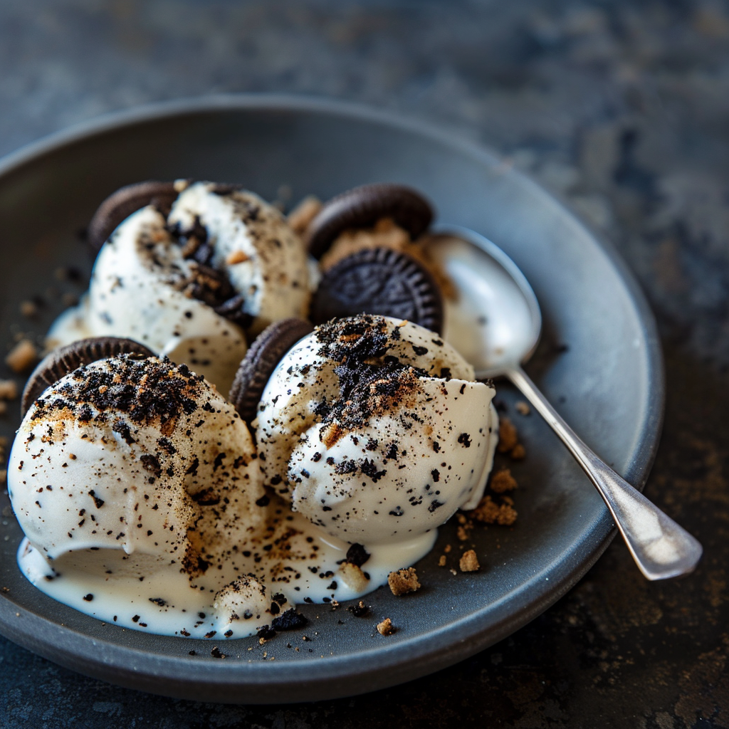 Glace Cookies & Cream Maison : Recette Facile et Savoureuse 4 Glace cookies & cream maison