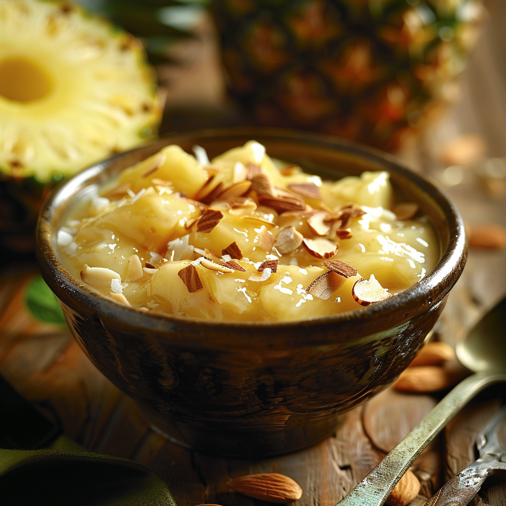 Glace noix de coco-ananas : Recette facile et savoureuse 4 Glace noix de coco‑ananas