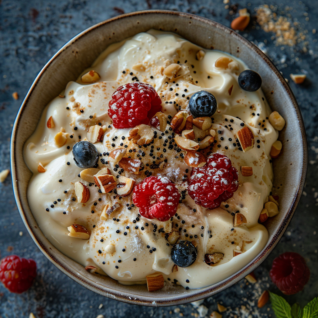 Glace vanille maison sans sorbetière